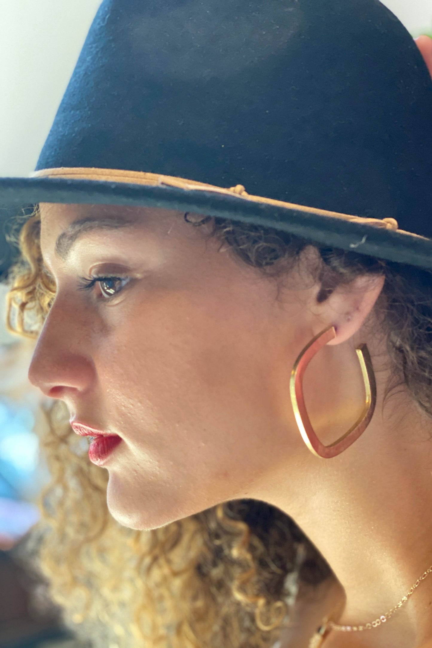 Overall Luxe Square Hoop Earrings-Jewelry & Accessories - Earrings - Hoop Earrings-Reef Love