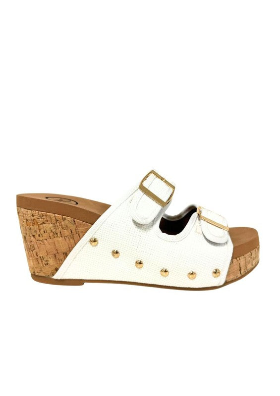 CADE Women's Cork Wedge Platform Sandals-Sandals-Reef Love