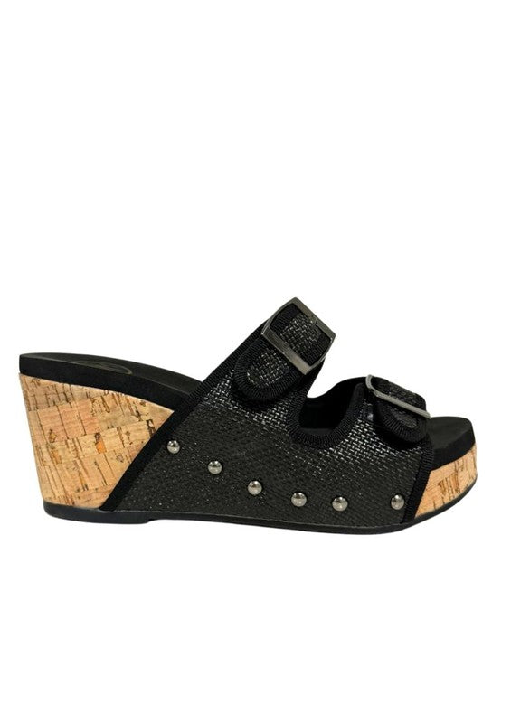 CADE Women's Cork Wedge Platform Sandals-Sandals-Reef Love