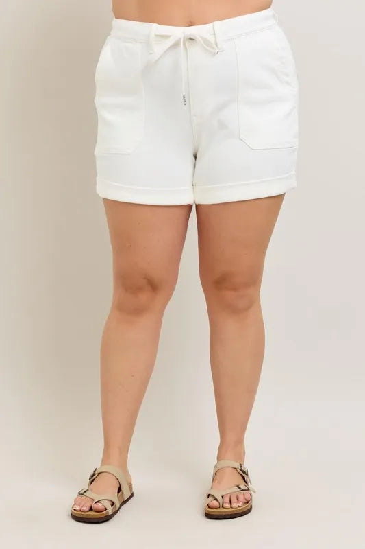 Judy Blue High Waist Cuff Denim Shorts