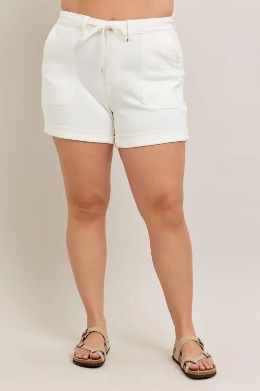 Judy Blue High Waist Cuff Denim Shorts