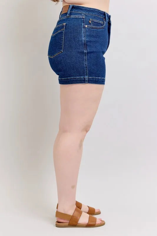 Judy Blue High Waist Tummy Control Denim Shorts