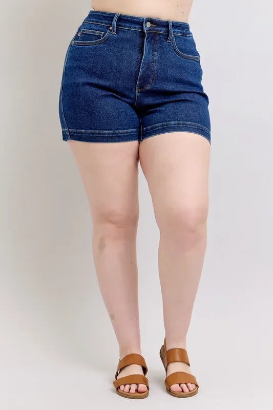Judy Blue High Waist Tummy Control Denim Shorts
