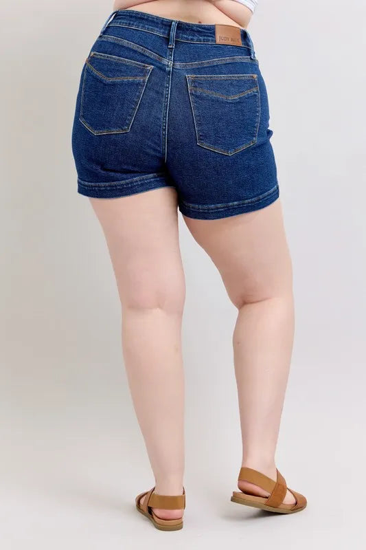 Judy Blue High Waist Tummy Control Denim Shorts