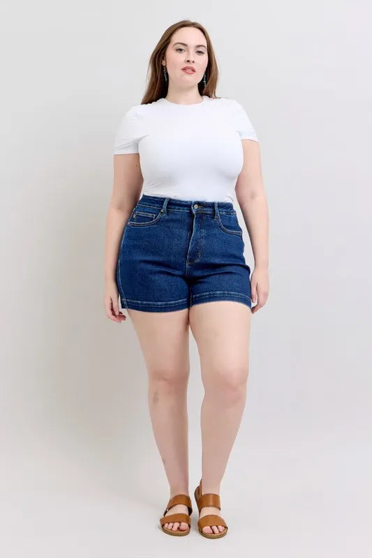 Judy Blue High Waist Tummy Control Denim Shorts