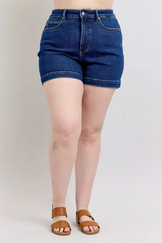 Judy Blue High Waist Tummy Control Denim Shorts