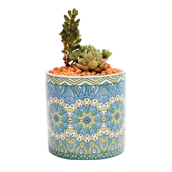 Mandala Planter Set of 4-Planter-Reef Love