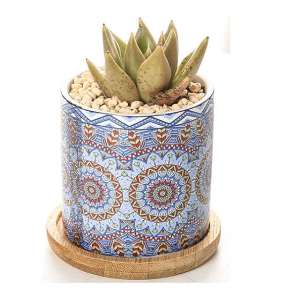 Mandala Planter Set of 4-Planter-Reef Love
