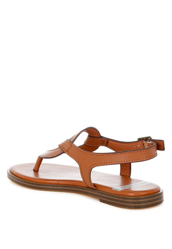 Torad Thong Toe Cut-Out Flats