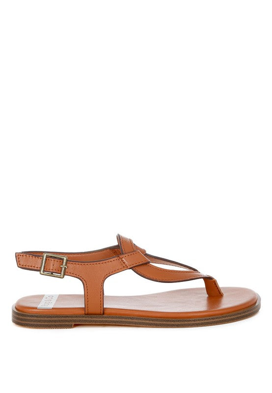 Torad Thong Toe Cut-Out Flats