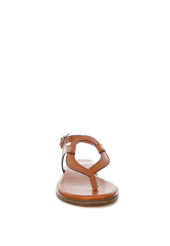 Torad Thong Toe Cut-Out Flats