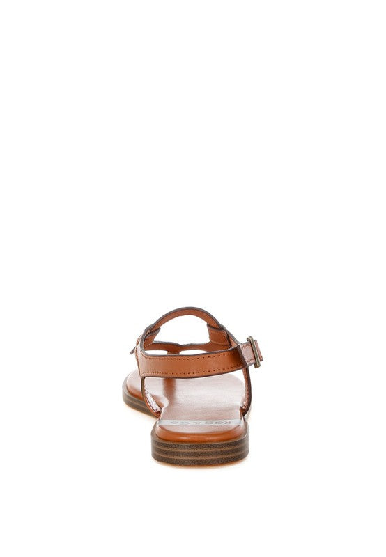 Torad Thong Toe Cut-Out Flats