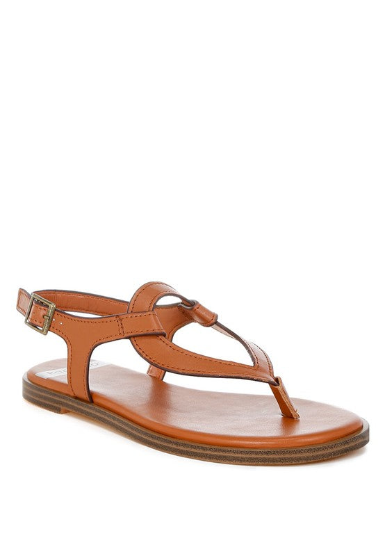 Torad Thong Toe Cut-Out Flats