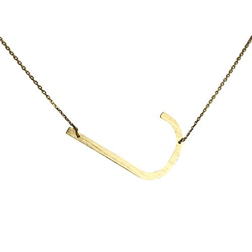 Gold Monogram Initial Necklace