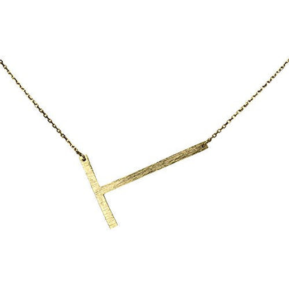 Gold Monogram Initial Necklace