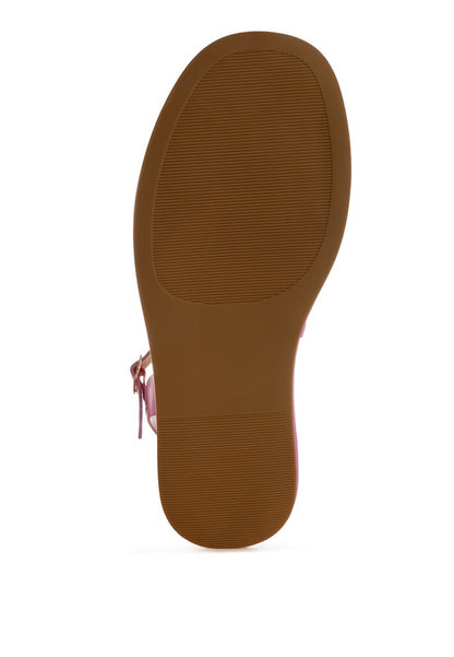 Anglong Raffia Flatform Sandals