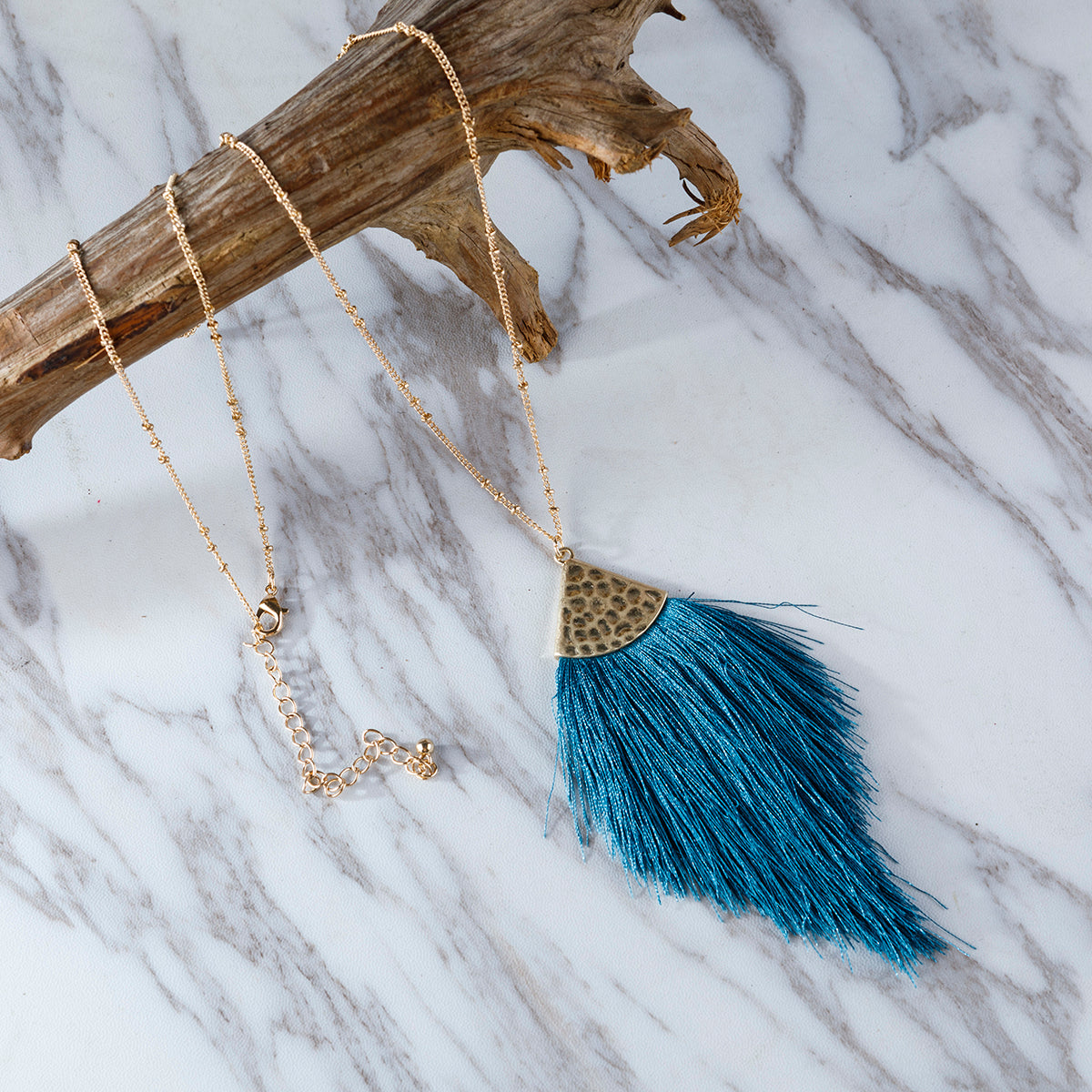 Tassel Pendant Necklace, Multiple Colors!