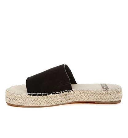 Huntra Real Soft Leather Espadrille Flatforms