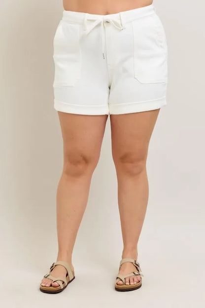 Judy Blue High Waist Cuff Denim Shorts