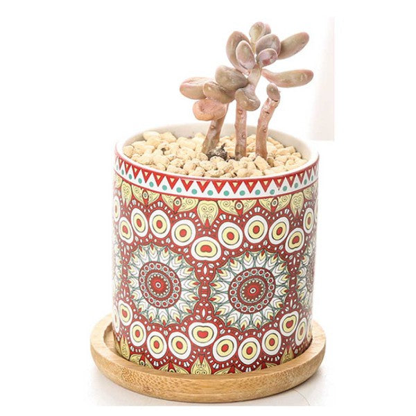 Mandala Planter Set of 4-Planter-Reef Love