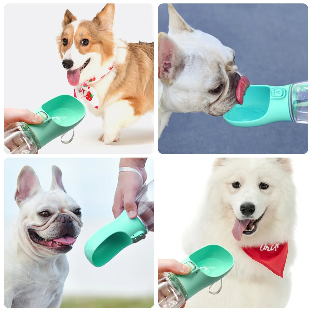 Portable Dog Water Bottle Leak Proof Travel Drinking Bowls Chihuahua French Bulldog Supplies