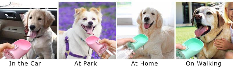 Portable Dog Water Bottle Leak Proof Travel Drinking Bowls Chihuahua French Bulldog Supplies