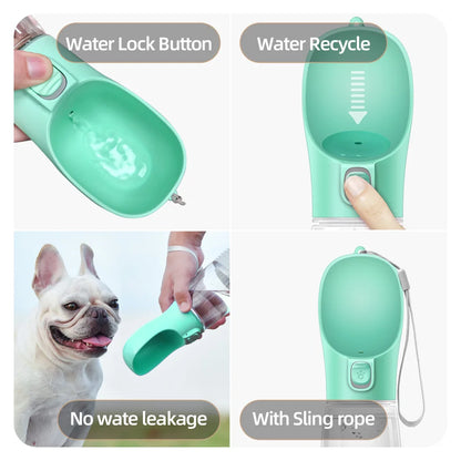 Portable Dog Water Bottle Leak Proof Travel Drinking Bowls Chihuahua French Bulldog Supplies