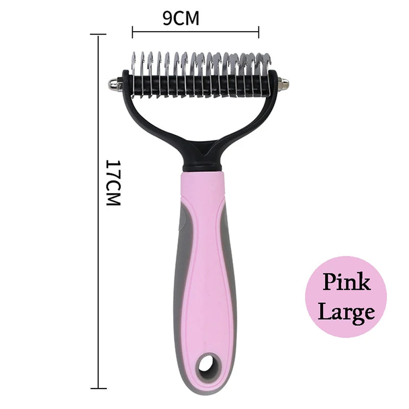 Pet De-shedding Brush, Dog Hair Remover