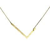 Gold Monogram Initial Necklace